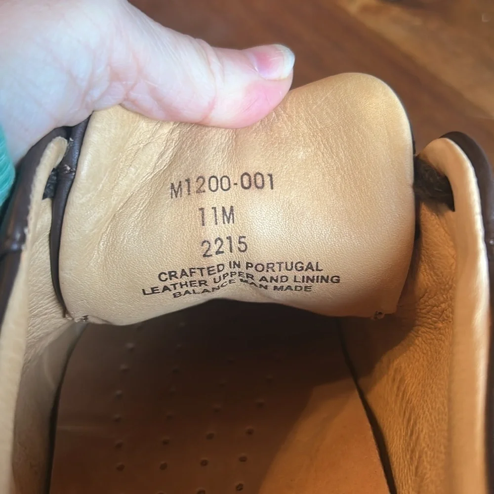 Samuel Hubbard “get up mock derby shoe” Leather Shoes size 11